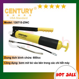 Bơm mỡ 600cc century - 130715-zinc