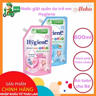 Nước giặt quần áo trẻ em hygiene thái lan 600ml- nước giặt quần áo em bé -aloha store