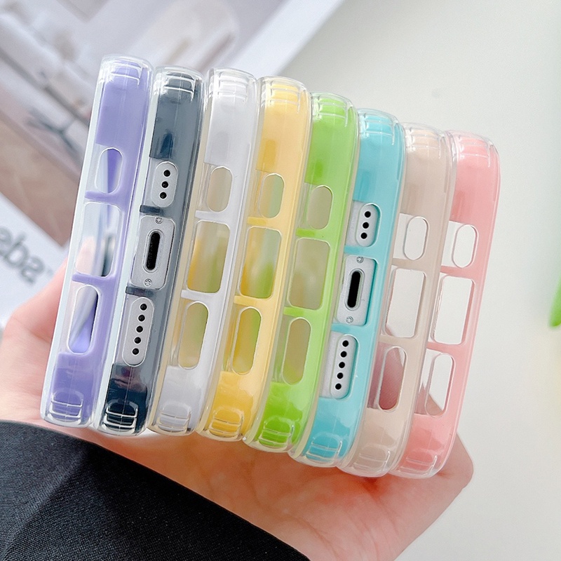 Ốp Điện Thoại HP Màu Trong Suốt Chống Rơi 3 Trong 1 Cho iPhone 13 Pro max 12 Pro max 11 Pro max