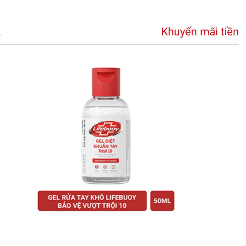 Nước rửa tay khô LIFEBOUY hàng chính hãng từ UNILIVER