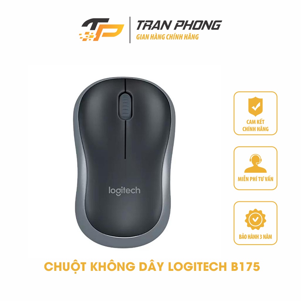 Chuột Không Dây Logitech B175 | Hàng Chính Hãng BH 36 Tháng