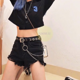 [ CÓ SẴN ] Thắt lưng lỗ kèm chain