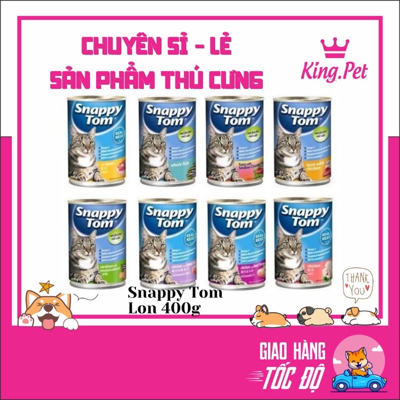 SNAPY TOM 400g- PATE CHO MÈO Trưởng thành