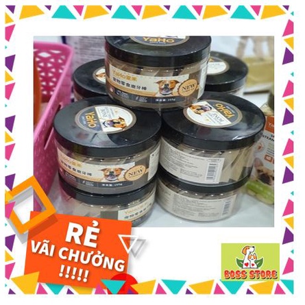 Yaho-Hộp thanh xoắn làm sạch răng cho chó vị sữa-165g