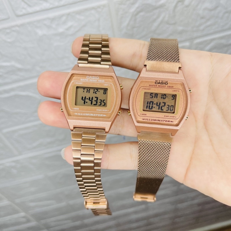 Đồng hồ nữ dây mesh lưới sang trọng b640wmr-5a chính hãng fullbox