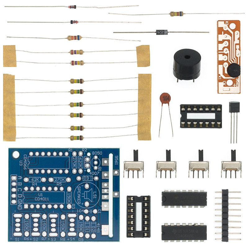 Hộp Âm Thanh 16 Bảng Mạch 16 Lỗ Tự Hàn Cho Arduino