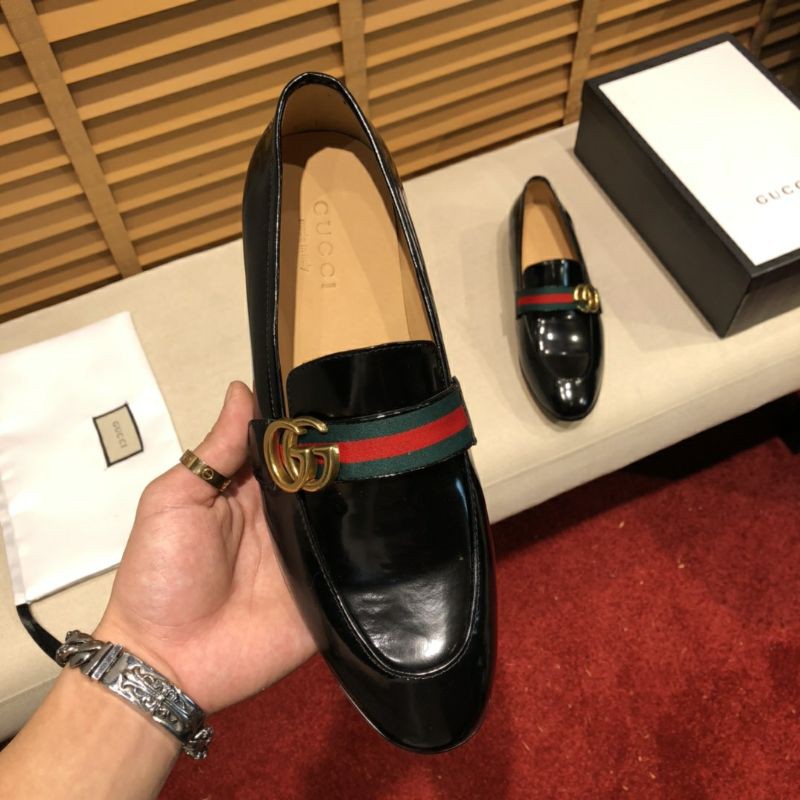 Giày lười nam Gucci da hai mẫu thời trang