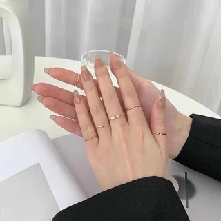 Set 5 nhẫn phong cách Hàn Quốc giản dị