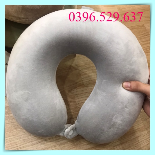 Gối Cổ chữ U Kê Cổ Tựa Đầu Tựa Lưng Nhiều Màu
