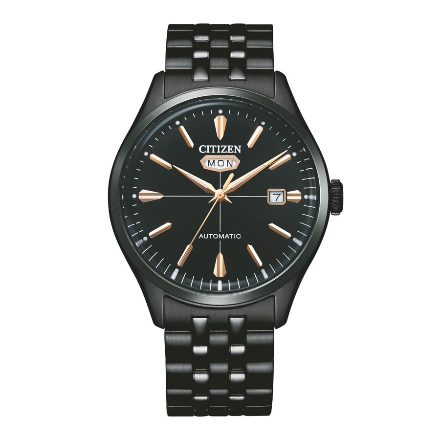Đồng Hồ Citizen C7 Unisex Dây Thép Không Gỉ NH8395-77E - Mặt Đen