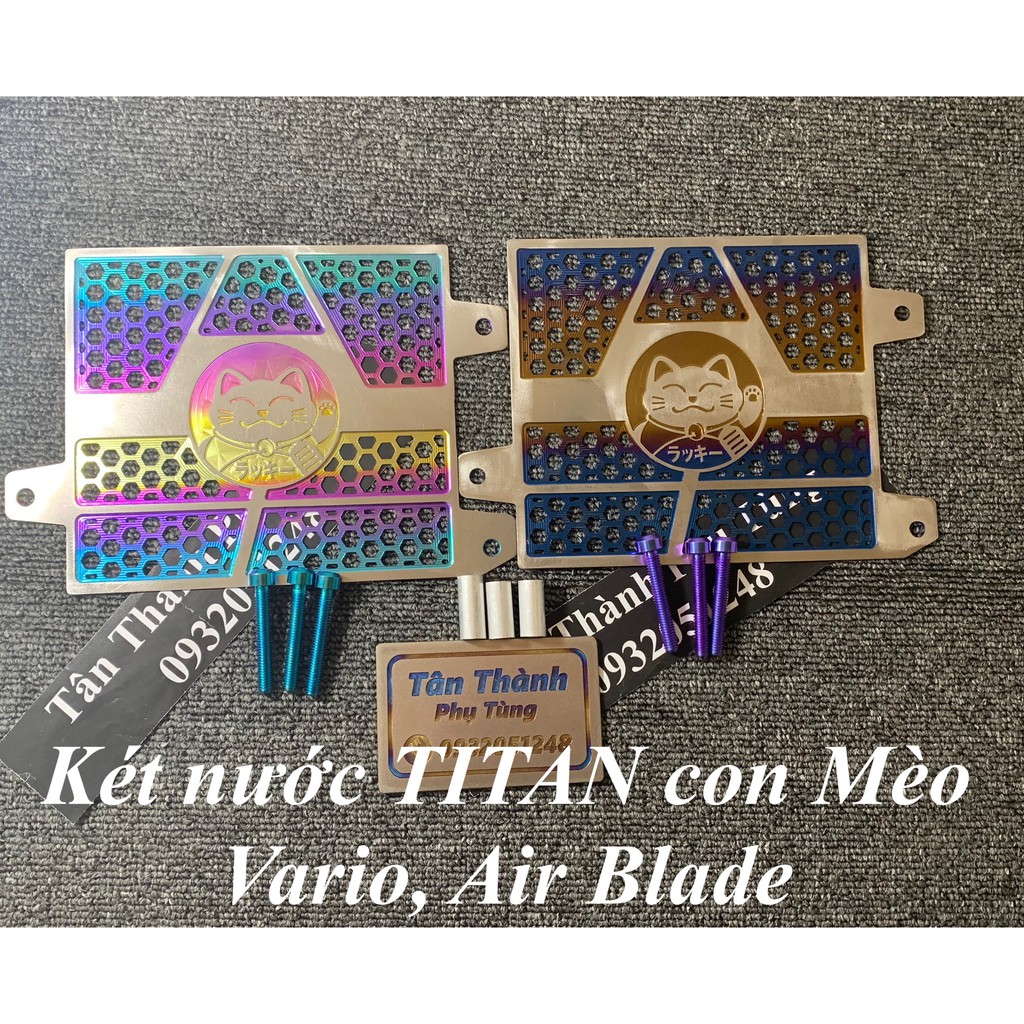 Che két nước Vario, Air Blade con MÈO TITAN kèm ốc GR5 - Tân Thành Phụ Kiện