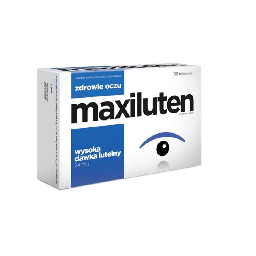 Maxiluten Viên bổ mắt cho đôi mắt sáng khỏe hộp 30 viên, Maxiluten viên uống bổ mắt hàng chính hãng