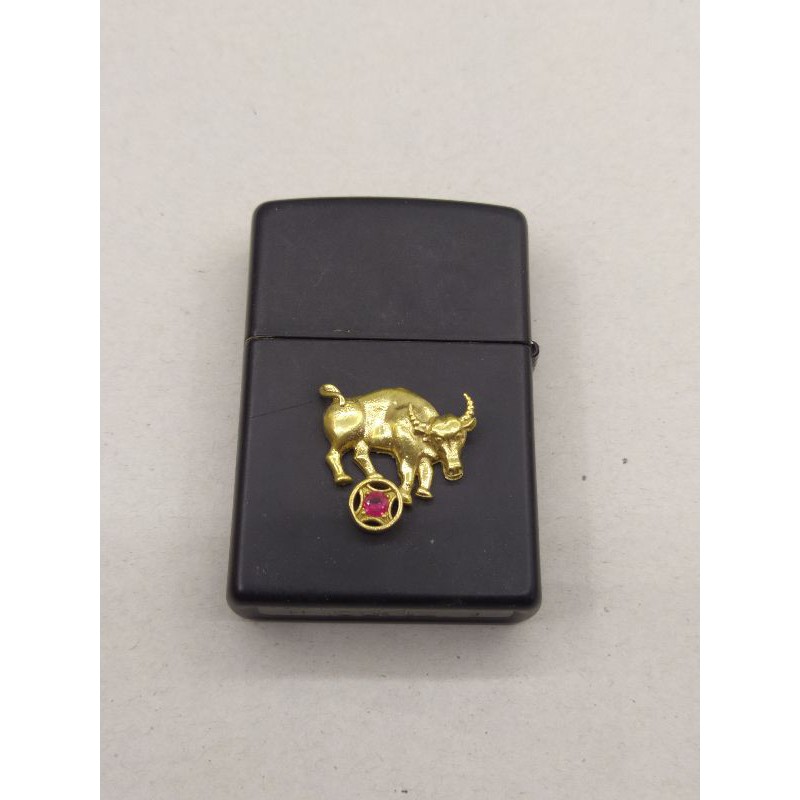 emblem tuổi trâu dán zippo