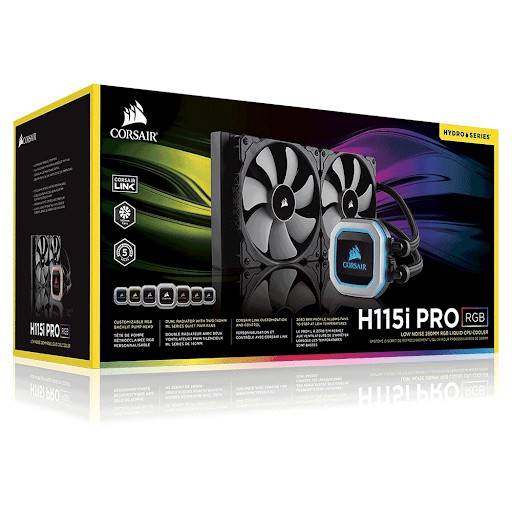 Tản nước AIO CORSAIR H115i Pro RGB 280mm