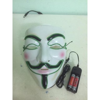 Mặt Nạ Hacker Phát Sáng Đèn Led DJ