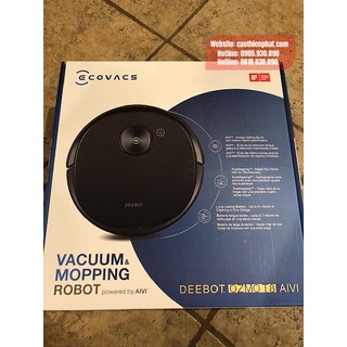 Robot hút bụi Ecovacs Deebot OZMO T8 AIVI [ Phiên bản QUỐC TẾ ]