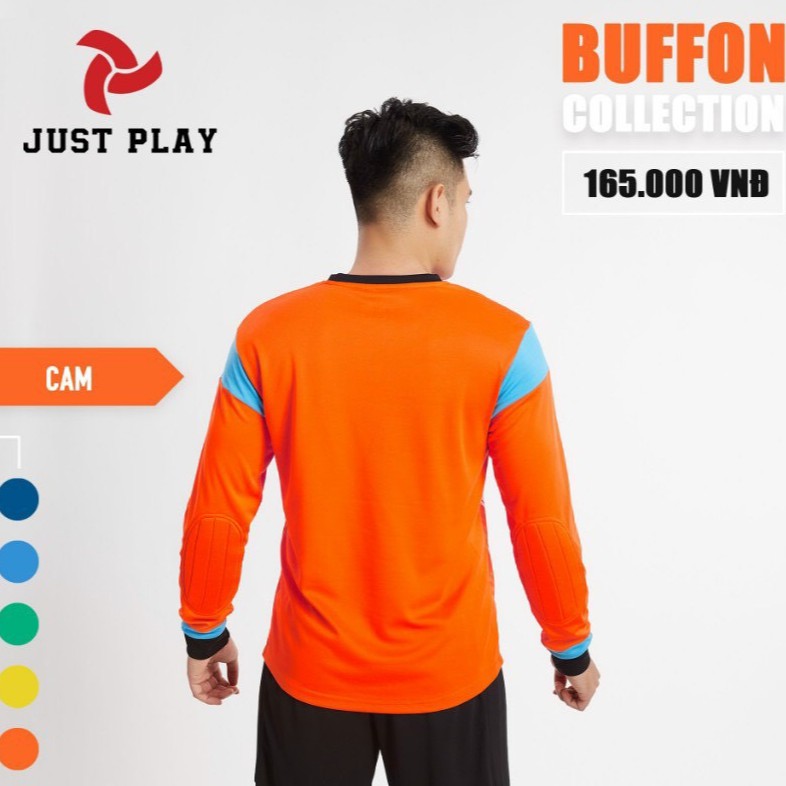 Bộ Quần Áo Thủ Môn Buffon Cao Cấp 2021 - Vải Mè Siêu Thoáng - Chính Hãng Justplay