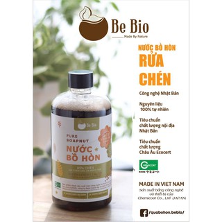 Nước rửa bát Bồ Hòn Be Bio
