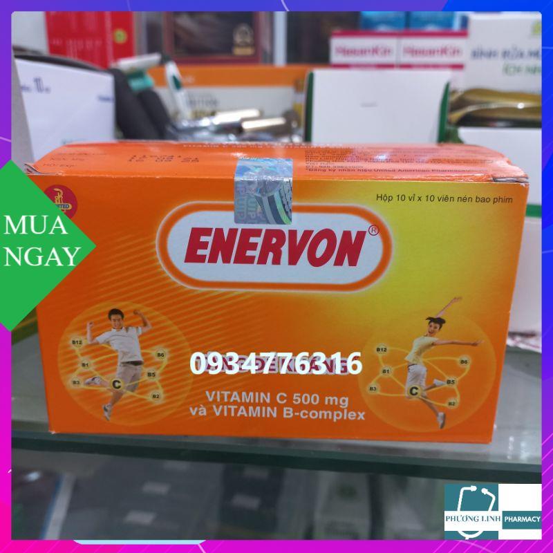 Enervon C - Tăng đề kháng, Vitamin C và Vitamin B-Complex set 10 vỉ 10 viên