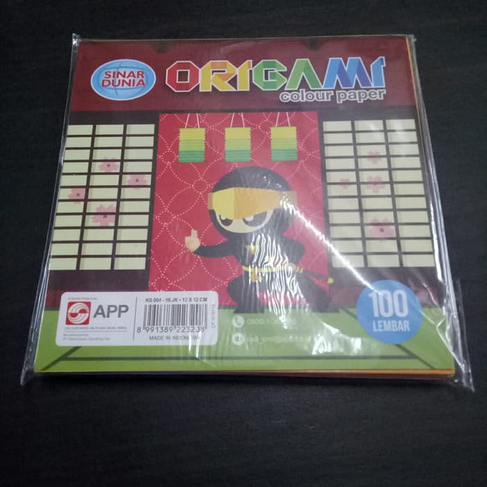 Set 100 Tờ Giấy Gấp Origami 12x12 cm - 1 Gói