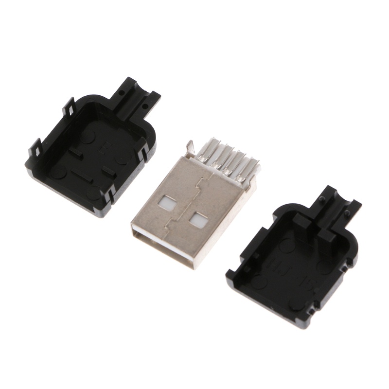 Set 10 Ổ Cắm USB 4 Chấu Bằng Nhựa Tiện Dụng