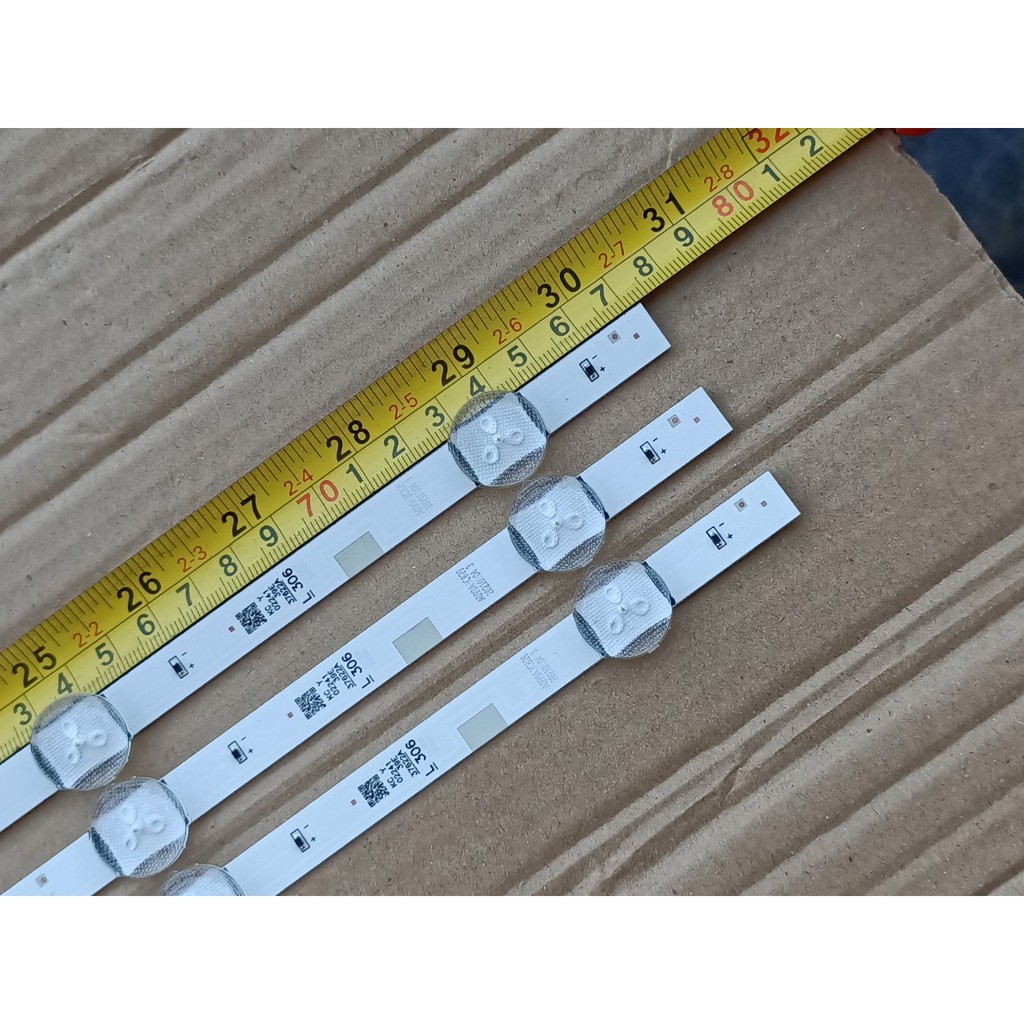 BỘ LED TIVI SAMSUNG 40J5000 40J5200 40J5250 40M5000 HÀNG MỚI 100%, BỘ 3 THANH MỖI THANH 8 BÓNG/ 3V. V5DN-395SMO-R2