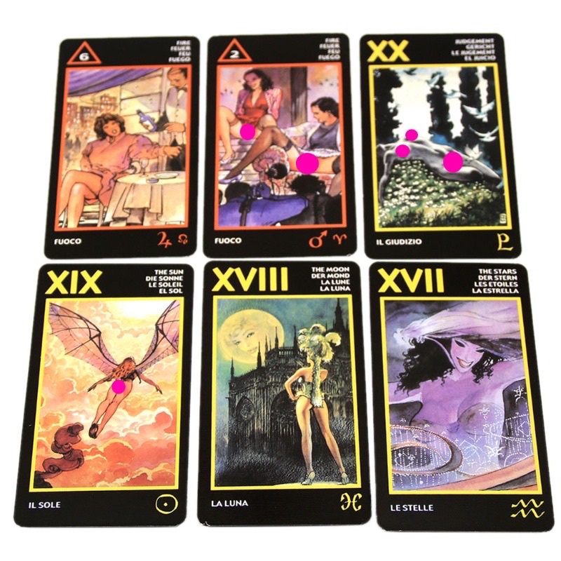 Bài Tarot 78 lá Manara Erotic Tarot, Tác giả Milo Manara