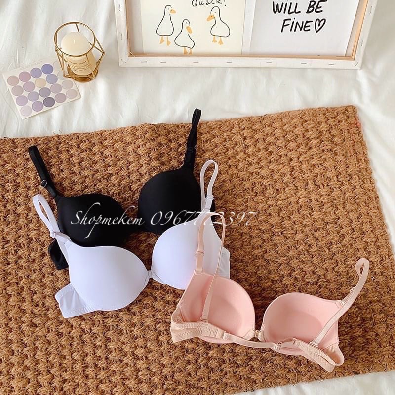 [Full size32-38] Áo ngực cài trước AL1501 trơn có đệm, Áo lót DORIS có gọng nâng ngực Cao cấp | BigBuy360 - bigbuy360.vn