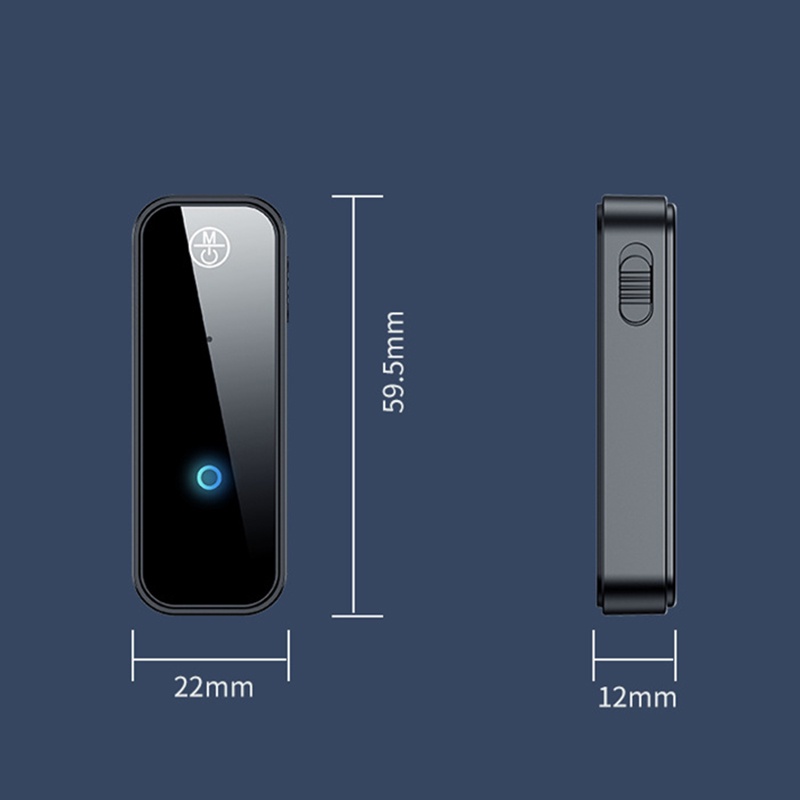 Bộ Thu Phát bluetooth 5.0 c28 2 Trong 1 Giắc Cắm 3.5mm aux Có mic Cho tv pc a2dp