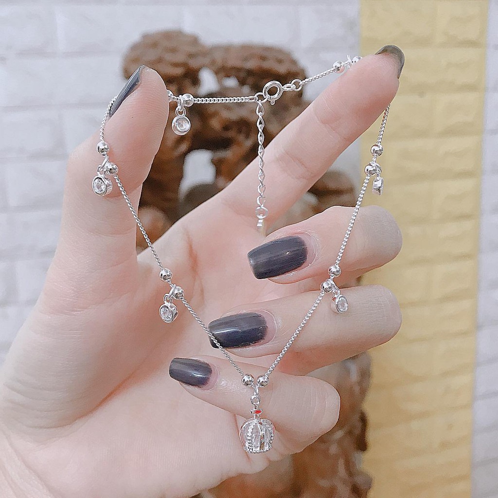 Lắc Chân Chuẩn Bạc Ta 100% Cao Cấp | BigBuy360 - bigbuy360.vn