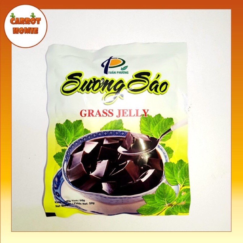 Bột Sương Sáo Đen Tuấn Phương có dầu chuối/ không dầu chuối