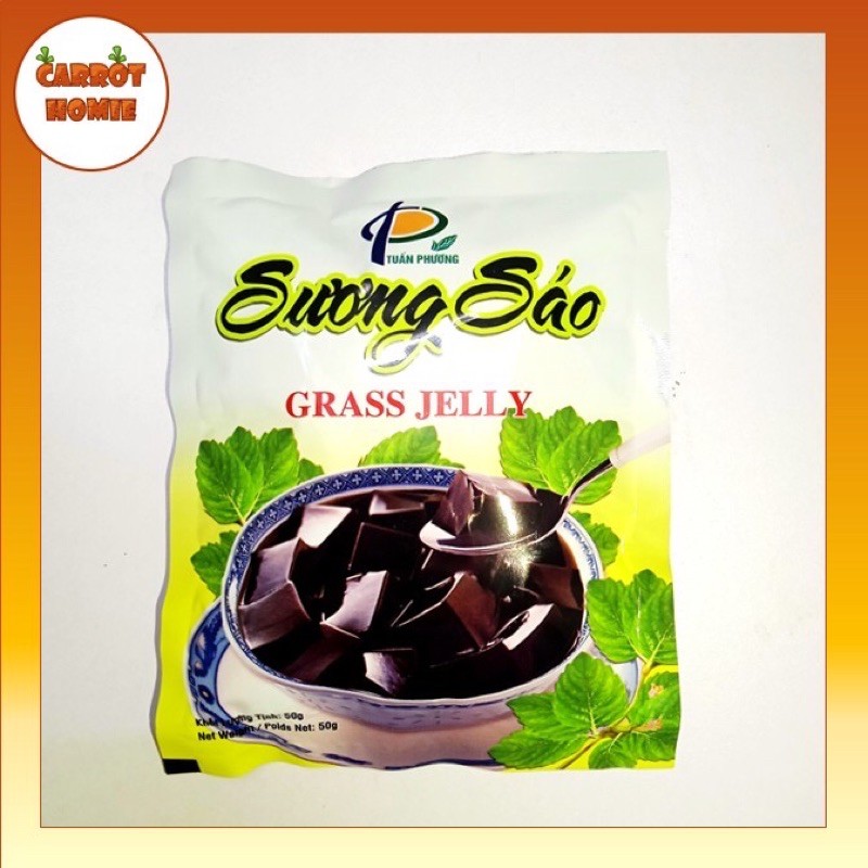 Bột Sương Sáo Đen/ Trăng Tuấn Phương Gói 50g date mới