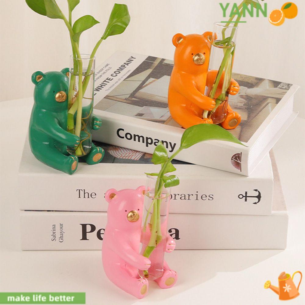 Chậu Hoa Thủy Canh Hình Gấu Nhỏ Xinh Trang Trí Phòng Khách / Văn Phòng 1