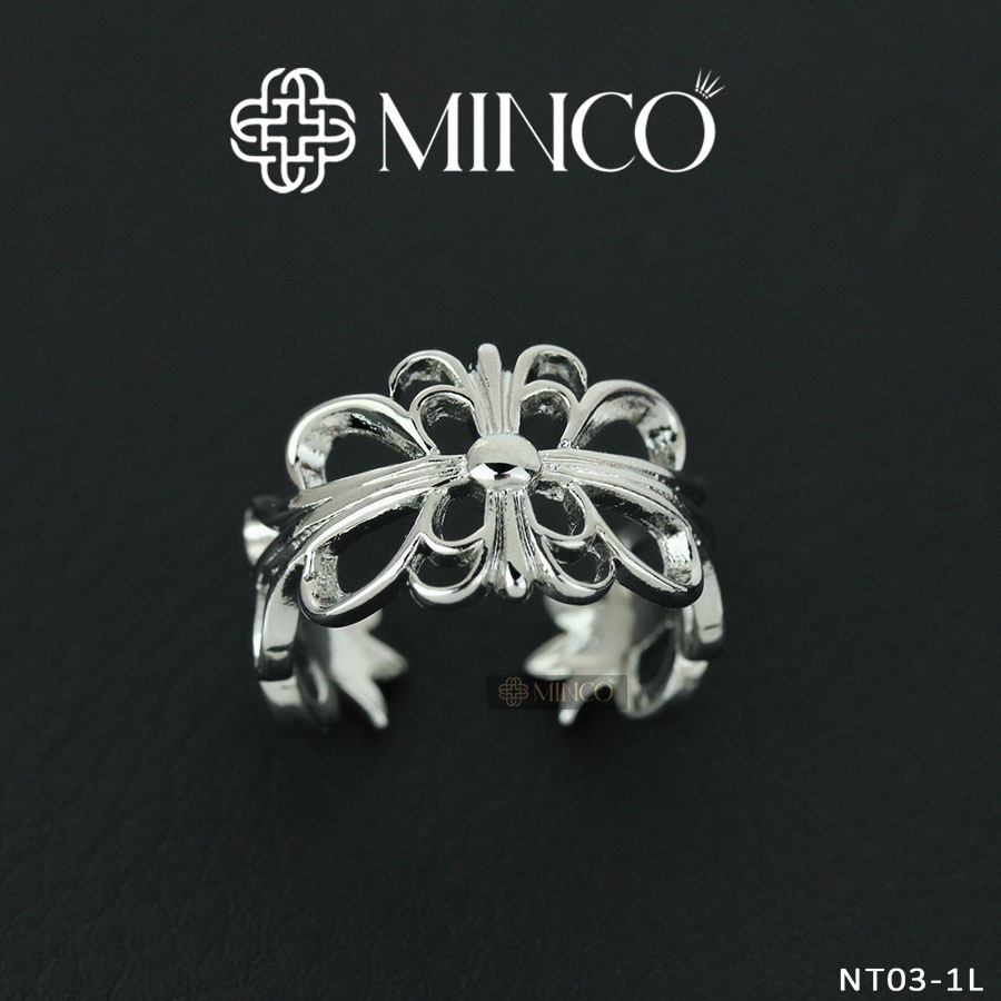 Nhẫn Chrome Heart Freesize Minco Accessories Phong Cách Cá Tính phụ kiện thời trang Dành Cho Nam Nữ NT03