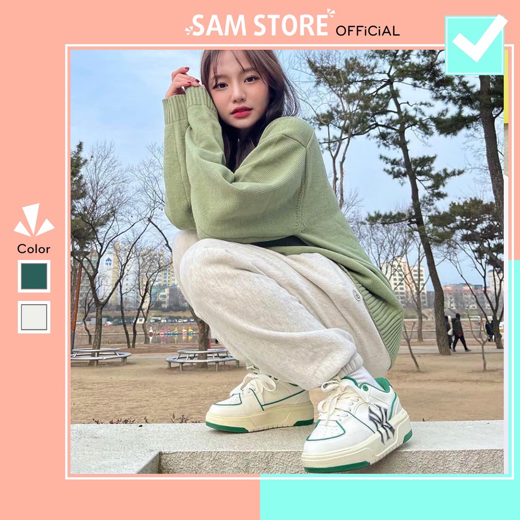 Giày MLB Nam Nữ, Giày MLB Chunky In 3D Đế Tăng Chiều Cao Thể Thao Thời Trang Hàng Đẹp Full Box Bill