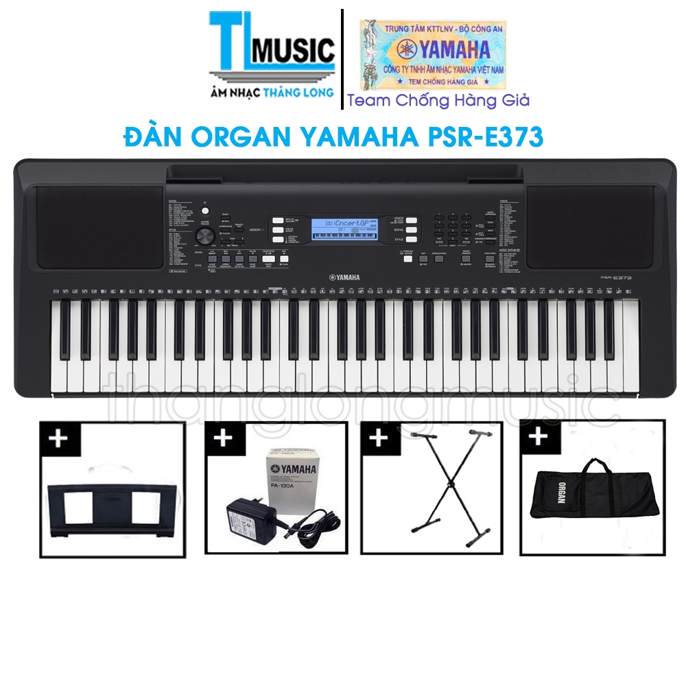 [Chính Hãng] Yamaha PSR-E373 - Đàn Organ (Keyboard) Yamaha 61 Phím PSR E373 Kèm phụ kiện