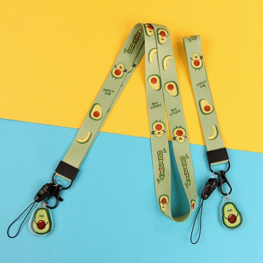 STRAP/ DÂY ĐEO ĐIỆN THOẠI HOẠT HÌNH KÈM HUY HIỆU DỄ THƯƠNG