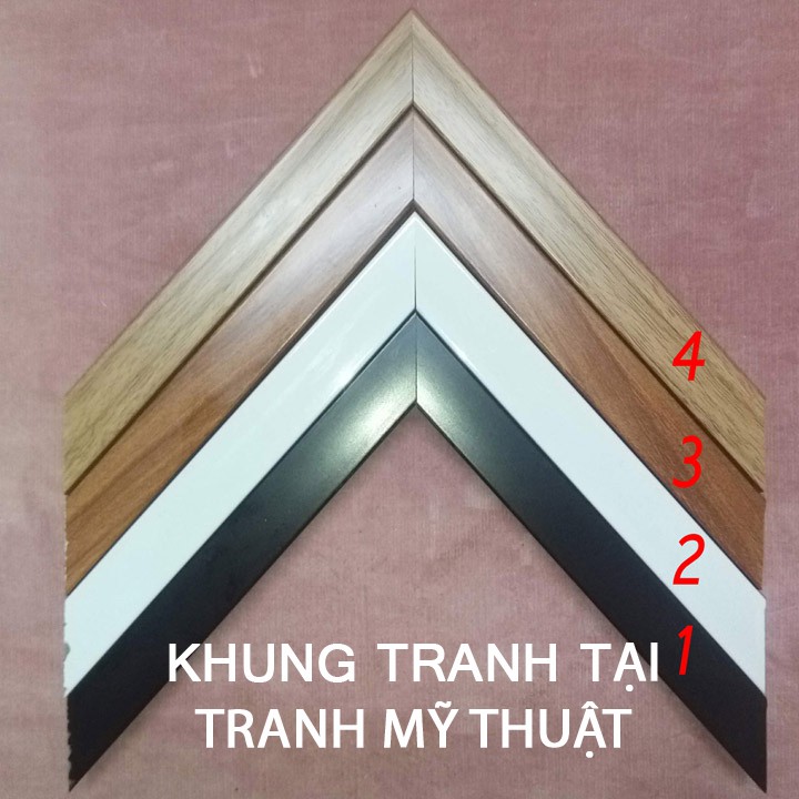 Tranh canvas kèm khung trang trí phòng khách, bộ 5 tranh bầu trời Paris -BT313