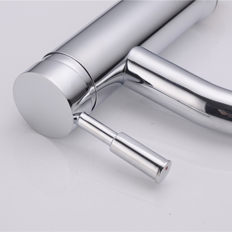 Vòi lavabo nóng lạnh 1 lỗ Aqua Korea