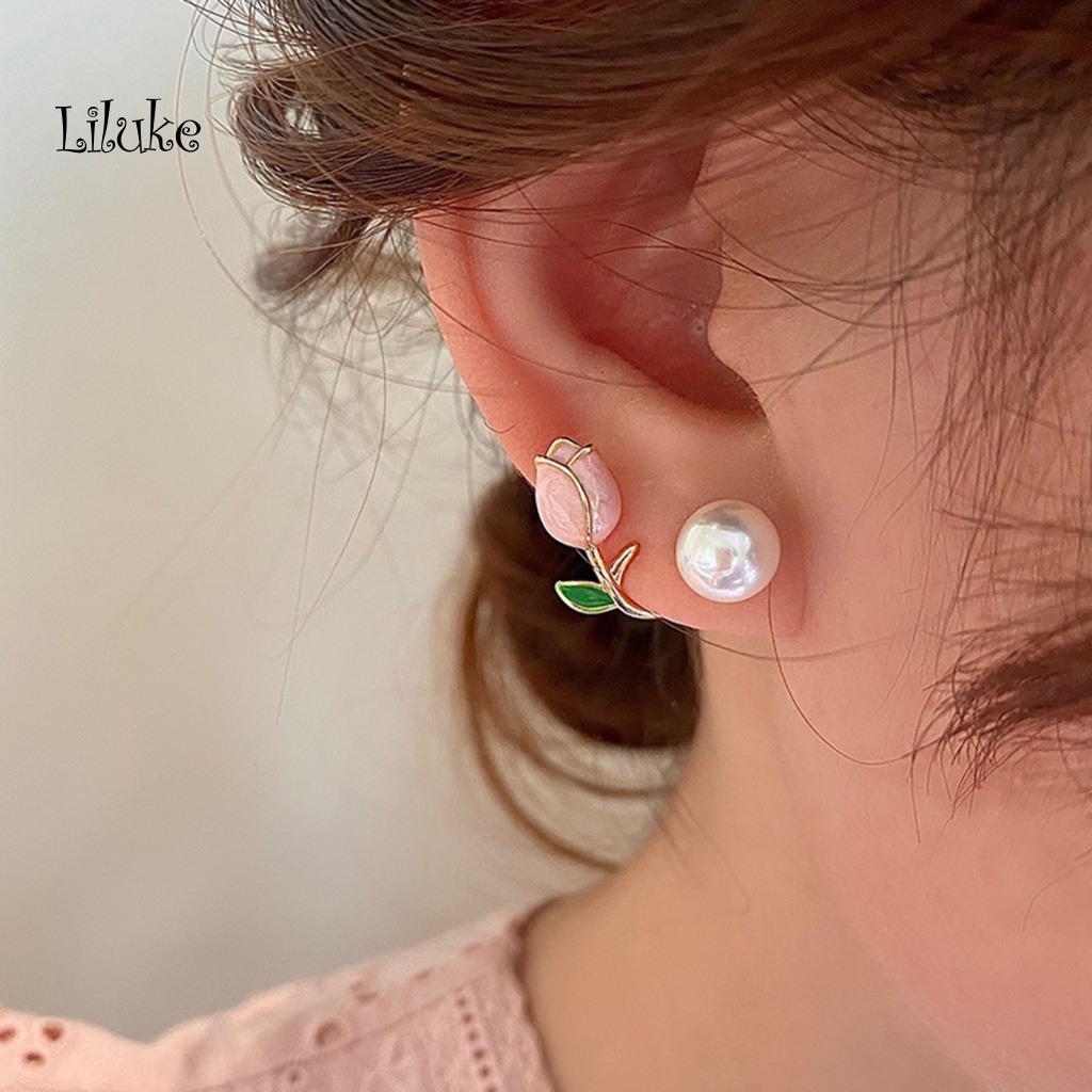 Đôi Khuyên Tai HìNh Hoa Tulip ThờI Trang Cho Nữ