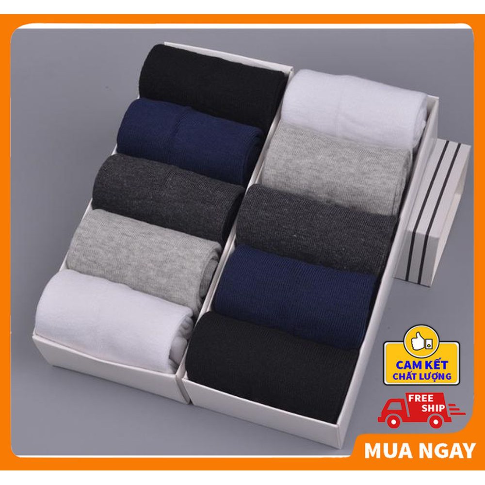 HỘP 5 Tất Cao Cấp Thời Trang Khử Mùi - Hộp Tất Rẻ - Tất - Combo Tất Nhiều Màu KINGSPORT