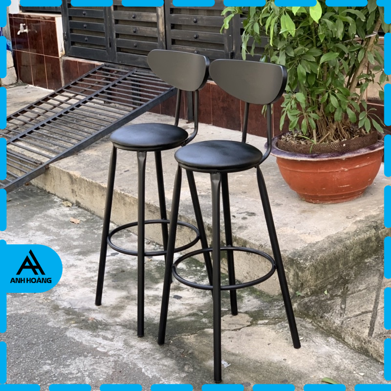 Ghế Cafe Stool Quầy Bar - Loại Màu Gỗ Cao 45 - Cao 75cm | Anh Hoàng Furniture