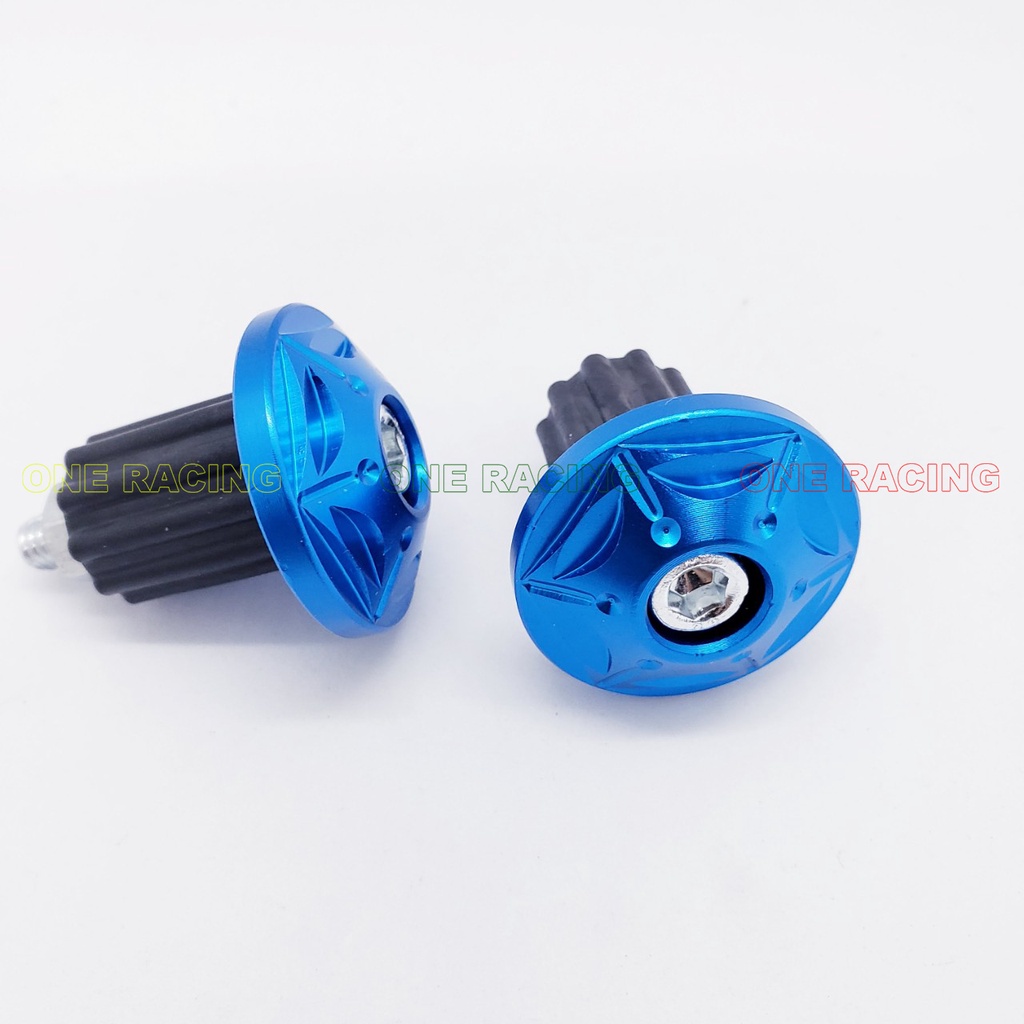 2 Gù salaya tay lái nhôm cnc màu lục bảo gắn tất cả dòng xe hiện nay