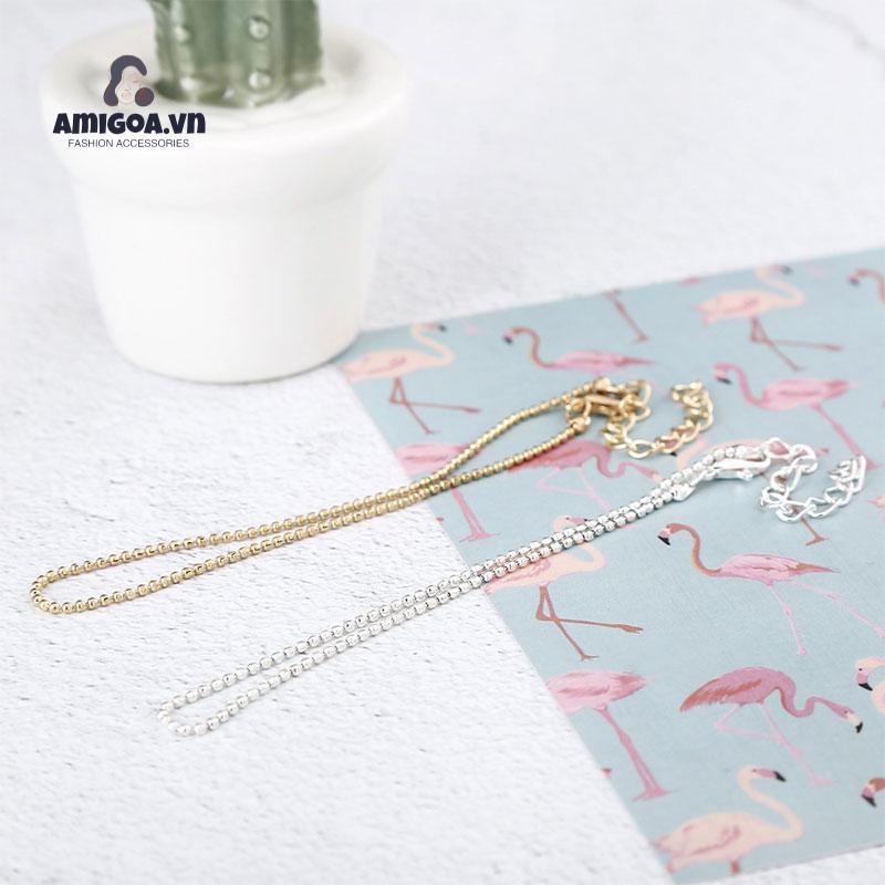 Lắc Chân Đính Hạt Đơn Giản Thời Trang Dành Cho Nữ