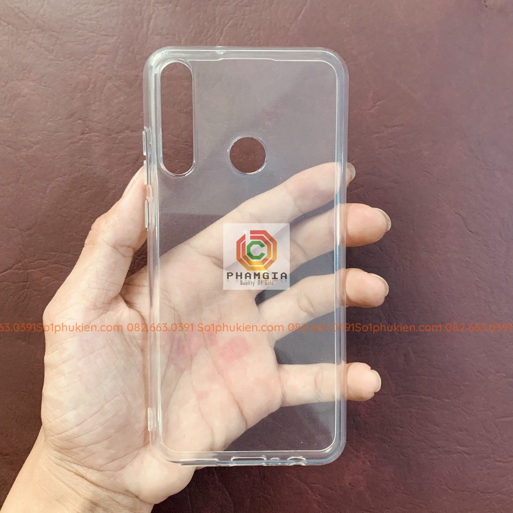 Ốp lưng Huawei Y6P 2020 dẻo trong, dẻo đen auto focus siêu bền