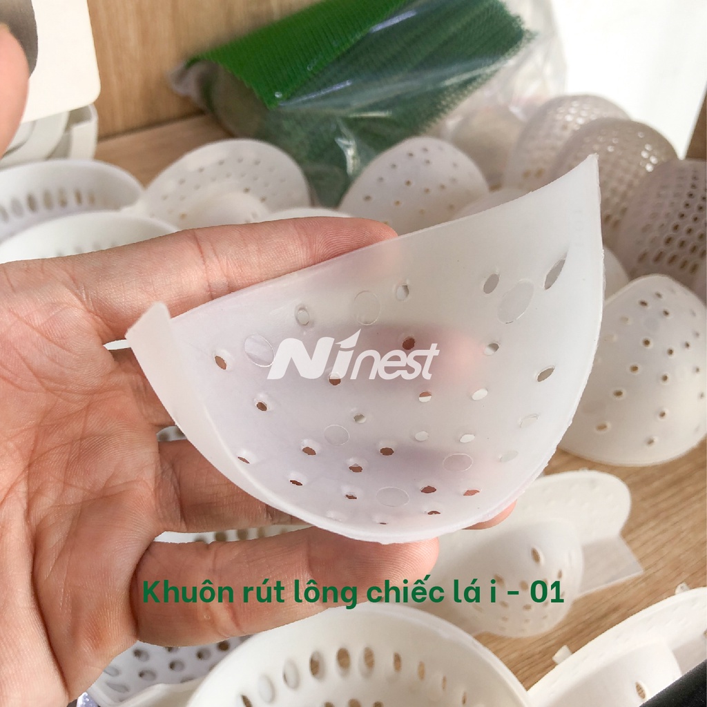 Khuôn rút lông, đắp tổ chiếc lá I-01, làm sạch tổ yến, định hình tổ mau khô, dễ lấy sau khi sấy