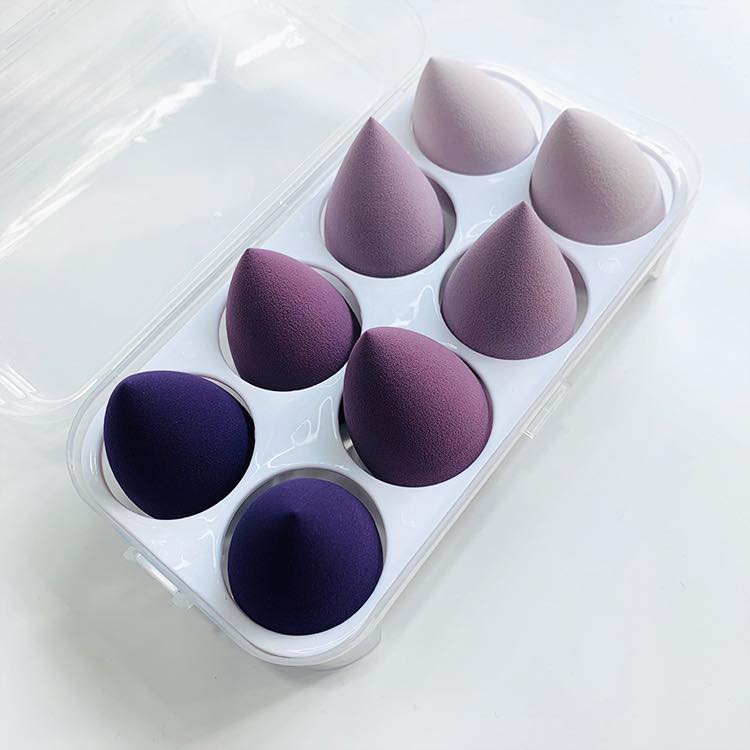 Set 8 mút trang điểm tiện lợi mix nhiều màu xinh xắn cute