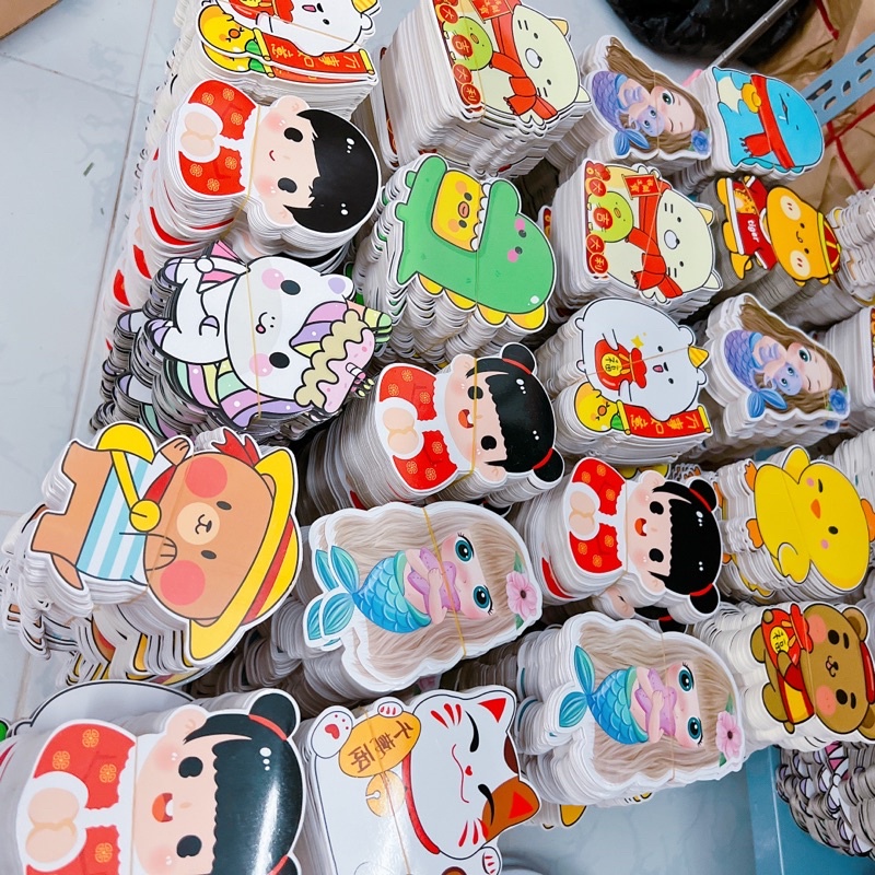 10 bao lì xì chibi 2023 xinh xắn đáng yêu giá cạnh tranh hàng loại 1