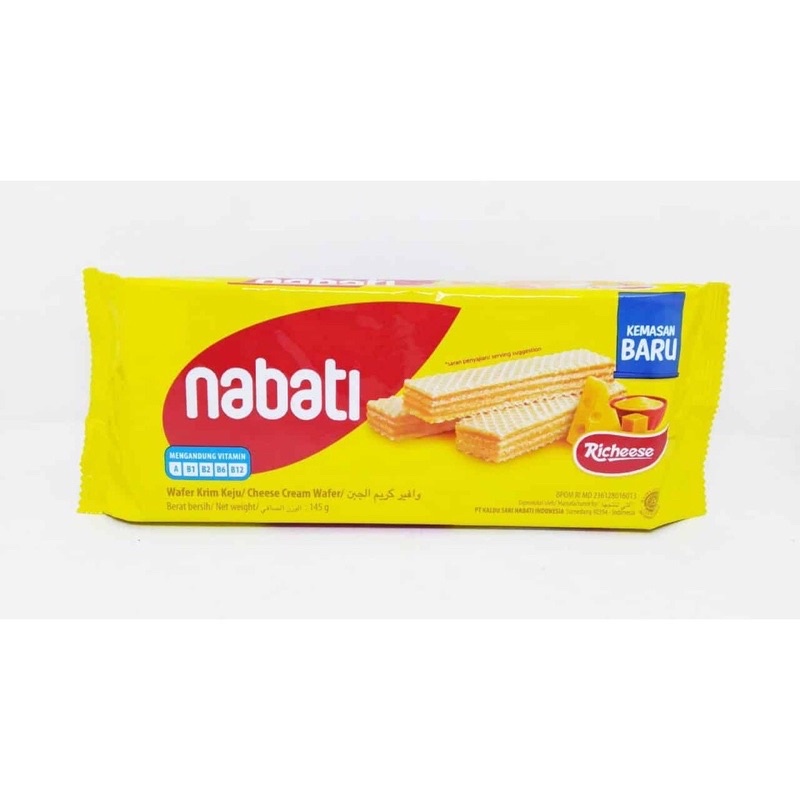 Bánh xốp nabati 130G vị phô mai, socola