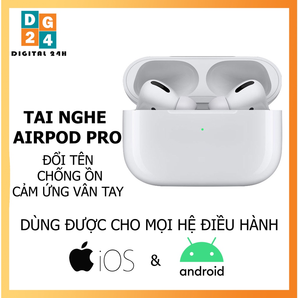 Tai Nghe Bluetooth TWS INPODS PRO Cảm Biến Vân Tay , Xuyên Âm, Sử Dụng Cho Tất Cả Dòng Điện Thoại